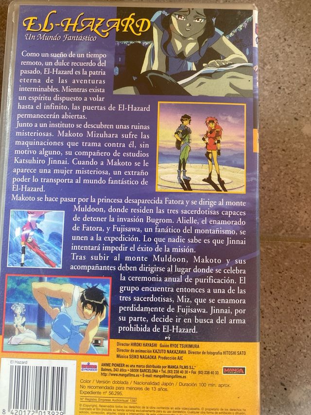 Un sacco di anime manga in VHS