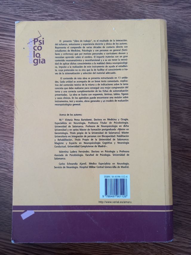 Neuropsicologia libro de trabajo