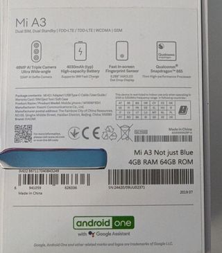 ➤ Móvil Xiaomi Mi A3