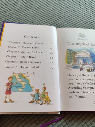 Libro The story of Rome para niños