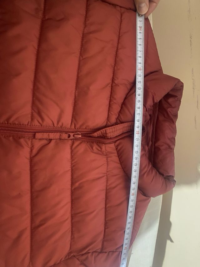 Chaqueta acolchada mujer , color coral