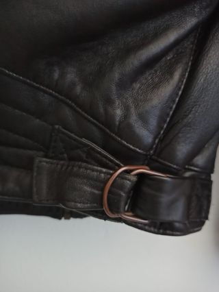 Chaqueta piel moto