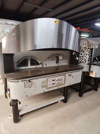 🔈HORNO DE PIZZA ROTATORIO GAS Y LEÑA 🔈