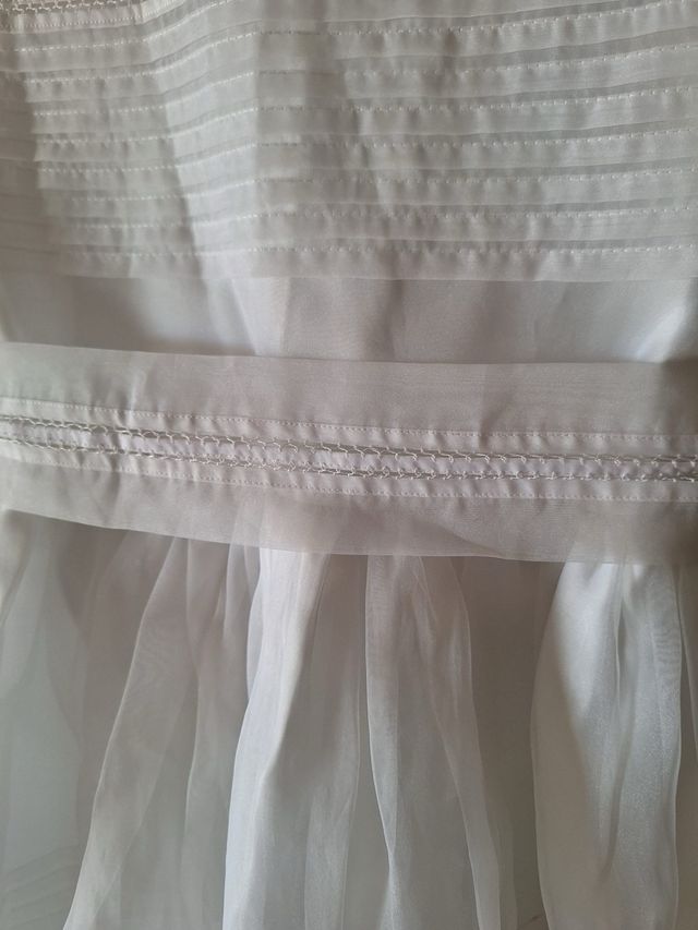 Vestido de comunion niña de organdiz