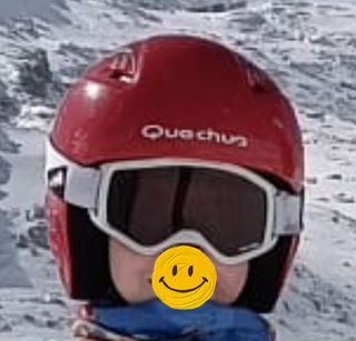 Casco esquí / snow rojo Quechua