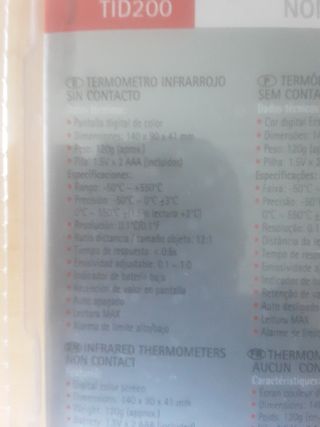 Termometro laser digital xindar tid200