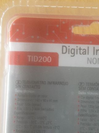 Termometro laser digital xindar tid200