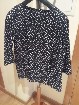 Blusa cuello redondo