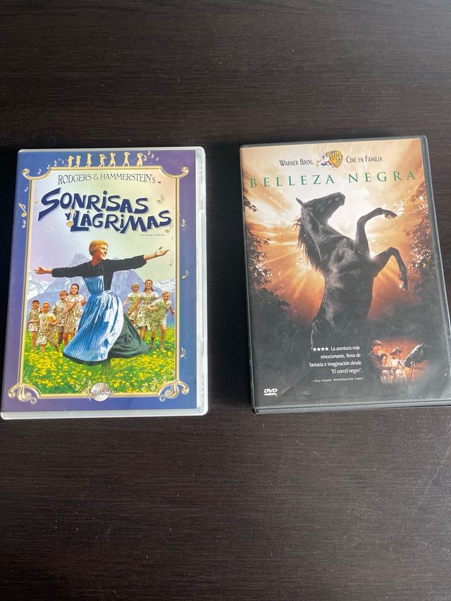 2 DVD peliculas sonrisas y lagrimas