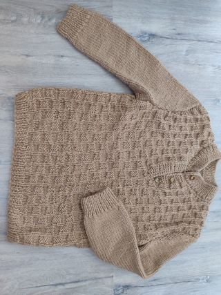 Jersey de punto hecho a mano