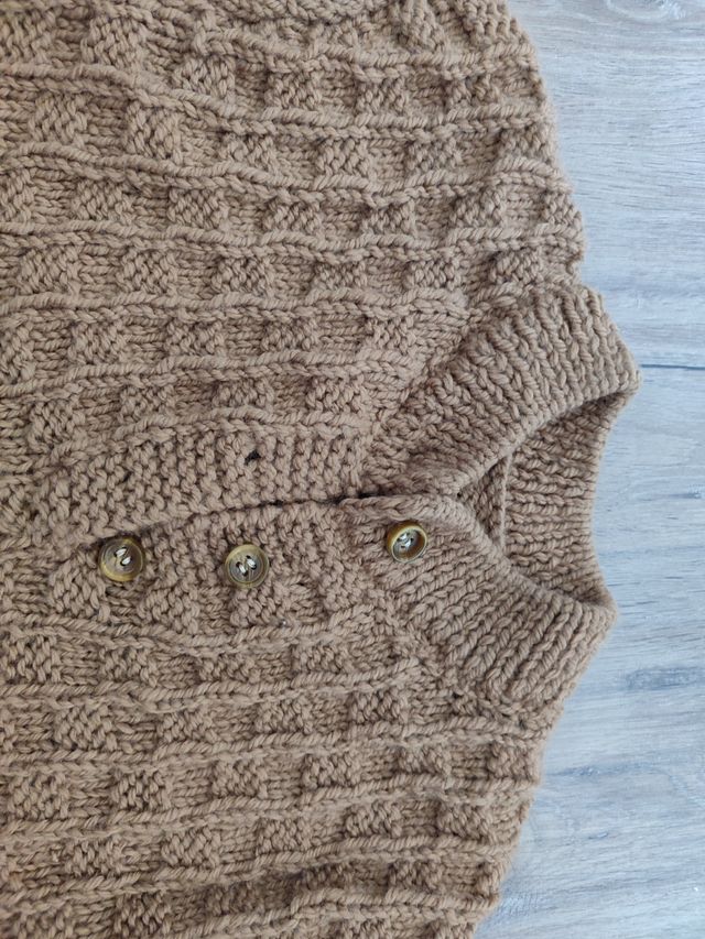 Jersey de punto hecho a mano