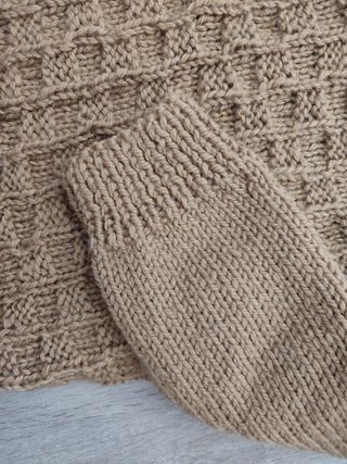 Jersey de punto hecho a mano