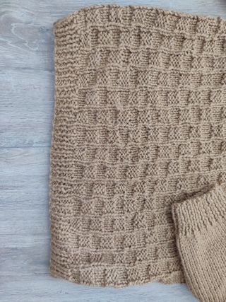 Jersey de punto hecho a mano