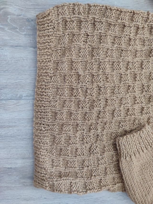 Jersey de punto hecho a mano