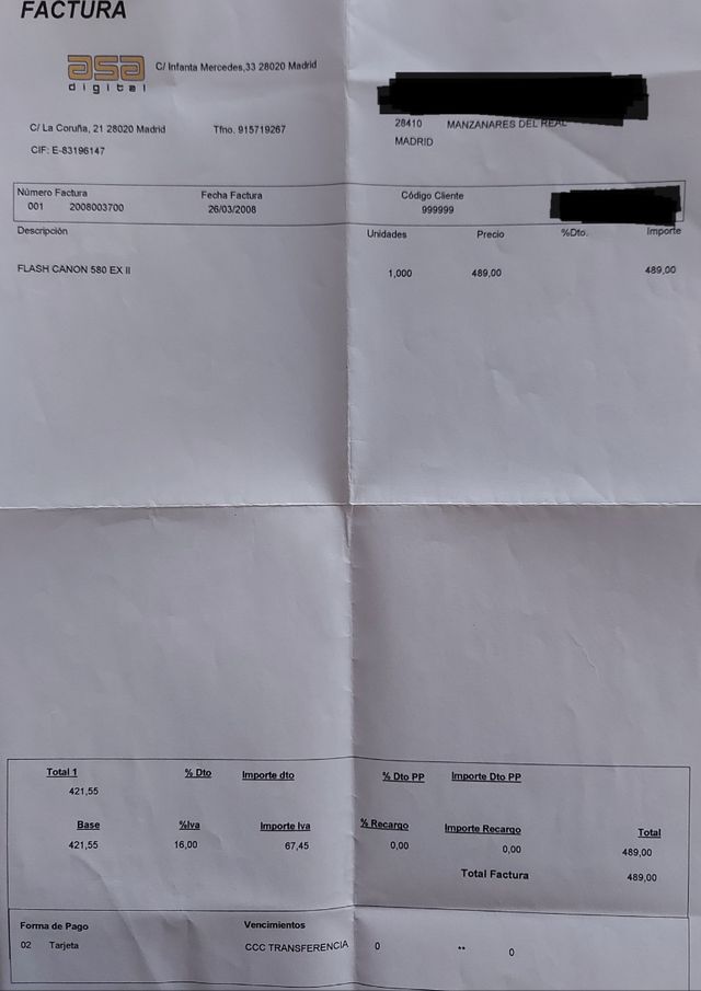 Flash CANON SPEEDLITE 580 EIS II