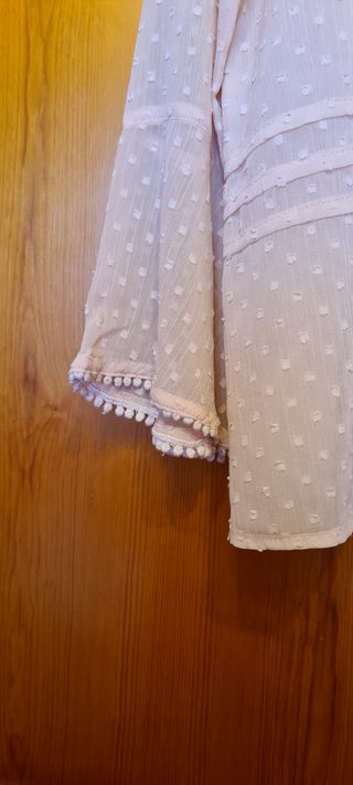 Blusa rosa de plumetti