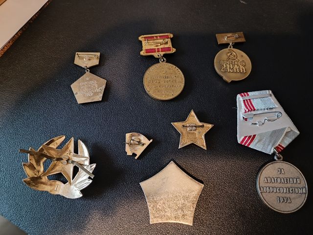 Colección medallas sovieticas