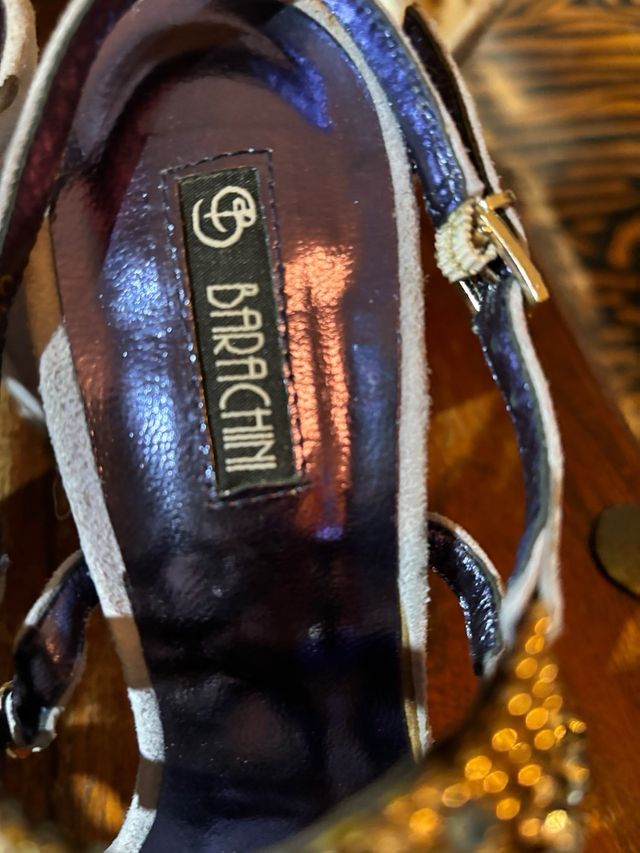 Sandali gioiello camoscio azzurro