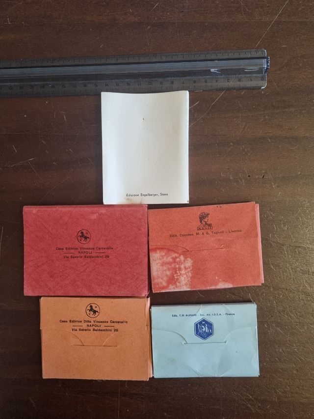 Cartoline da collezione:Lugano, Napoli, Elba .