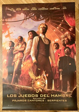 Poster los juegos del hambre. 98x68