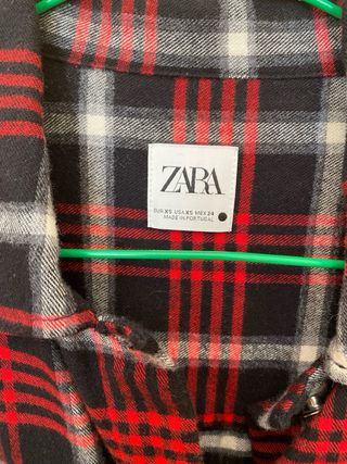 Camisa de cuadros de Zara