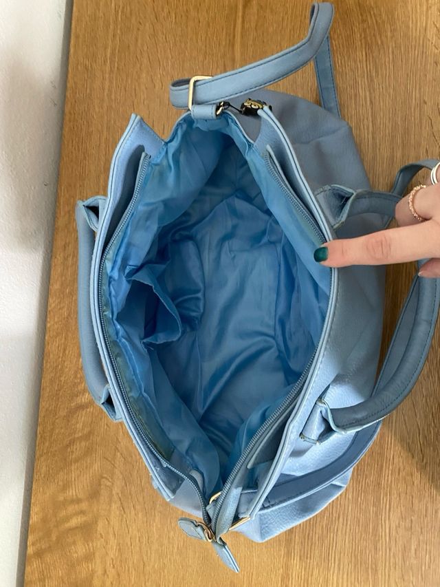Borsa Avon azzurro pastello
