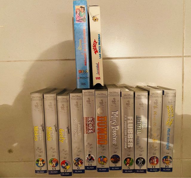 Películas VHS dibujos animados Walt Disney