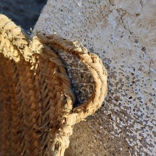 Capazo de esparto antiguo