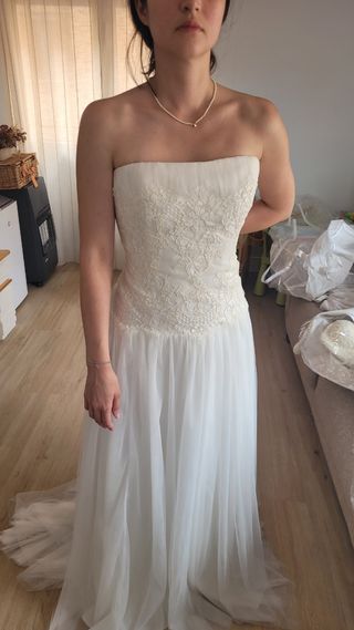 Vestido novia NUEVO. Talla L.