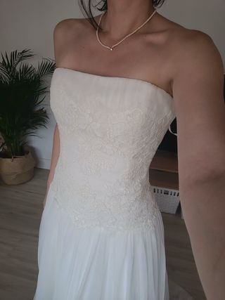Vestido novia NUEVO. Talla L.