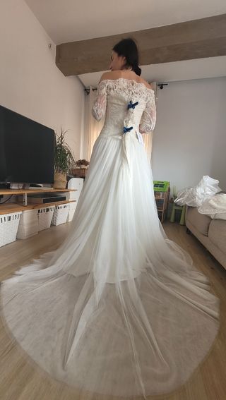 Vestido novia NUEVO. Talla L.