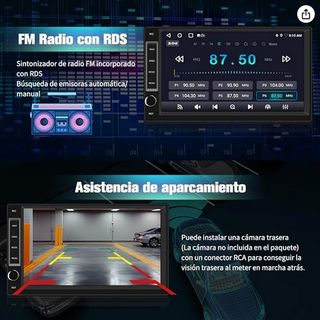 Pantalla Táctil de 7" universal DIN1.