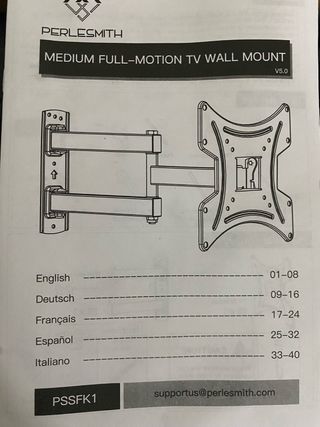 Soporte de pared TV