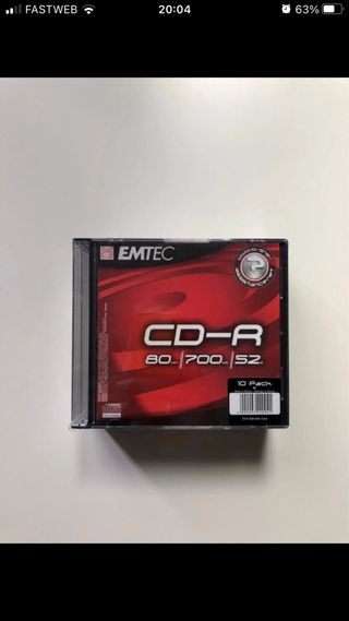 CD-R80 Nuovi 10 pezzi