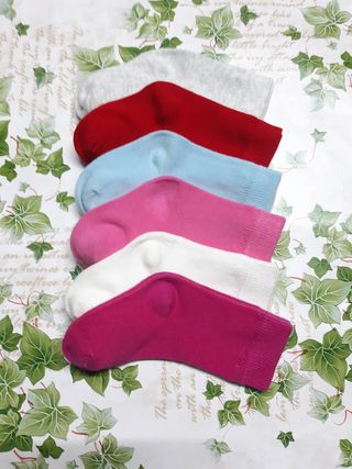 6 pares de meias recém-nascido