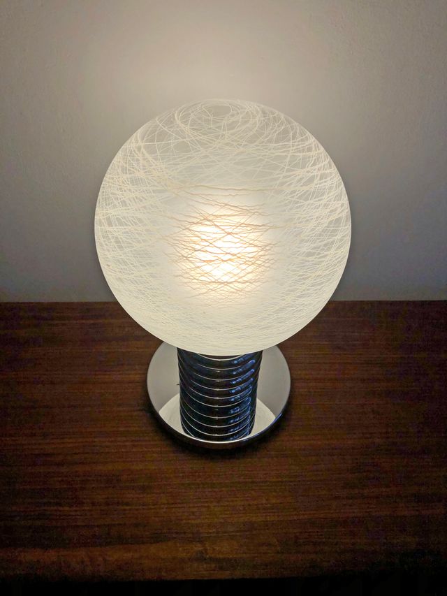 LAMPADA DA TAVOLO GLOBO YARN, ANNI '60