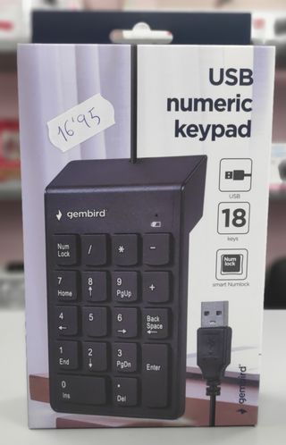 Teclado numérico con cable