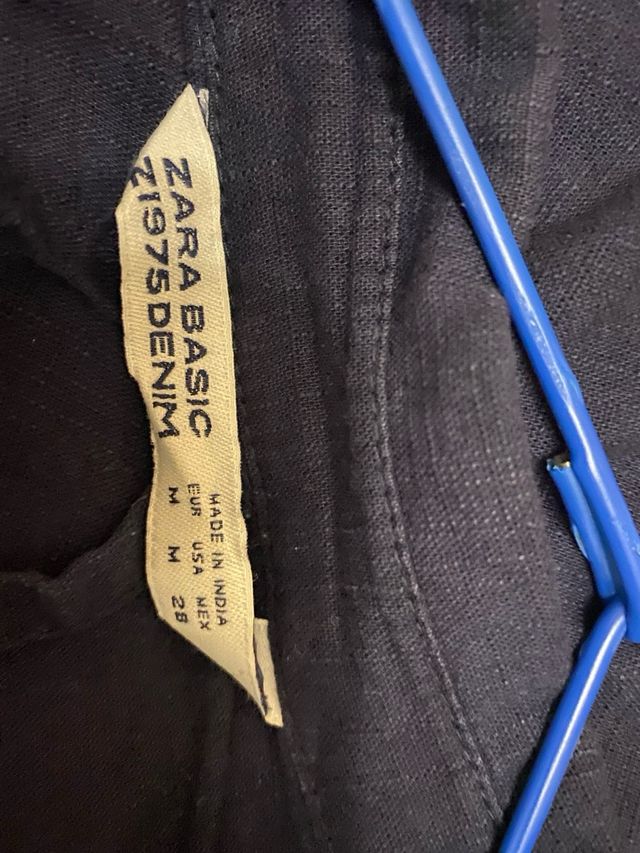 Camisa Zara en azul marino