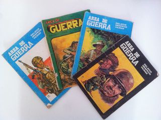 Lote 4 tebeos Área de Guerra