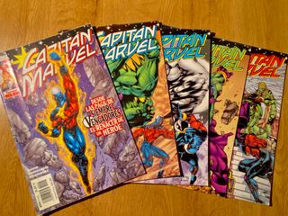 Comics Capitan Marvel numeros 1-5