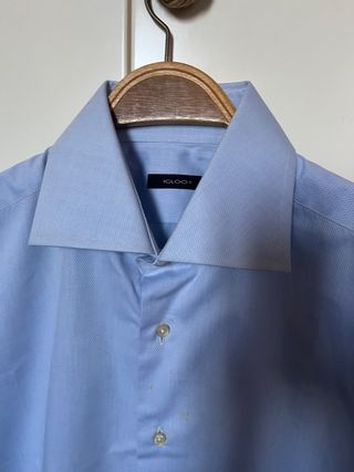 Camicia classica in cotone da uomo 