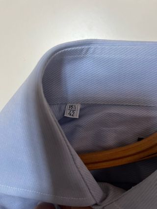 Camicia classica in cotone da uomo 