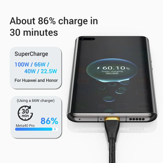Cavo di ricarica USB 3-in-1 6A 100W 