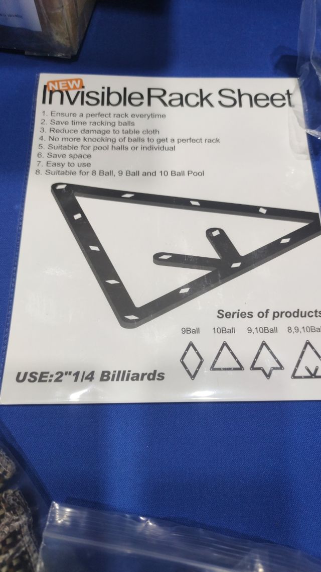 Vendita di accessori per tavolo da biliardo