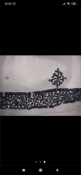 Vestido TINTORETTO 38 NUEVO pedrería 