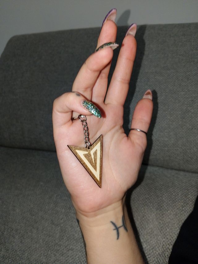 Portachiavi Lanterna verde