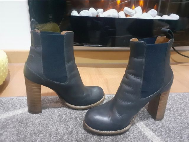 Botines piel Azul marino Chloé