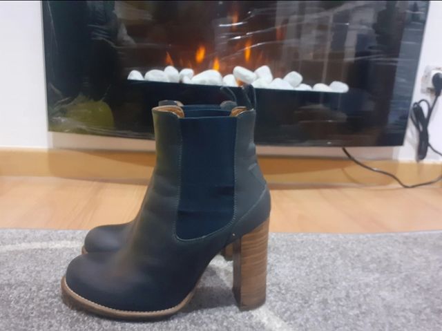 Botines piel Azul marino Chloé