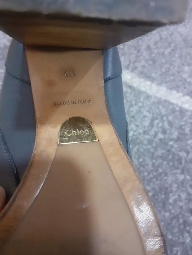 Botines piel Azul marino Chloé