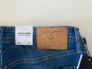 Jack & Jones. Pantalón vaquero azul. W33 L34